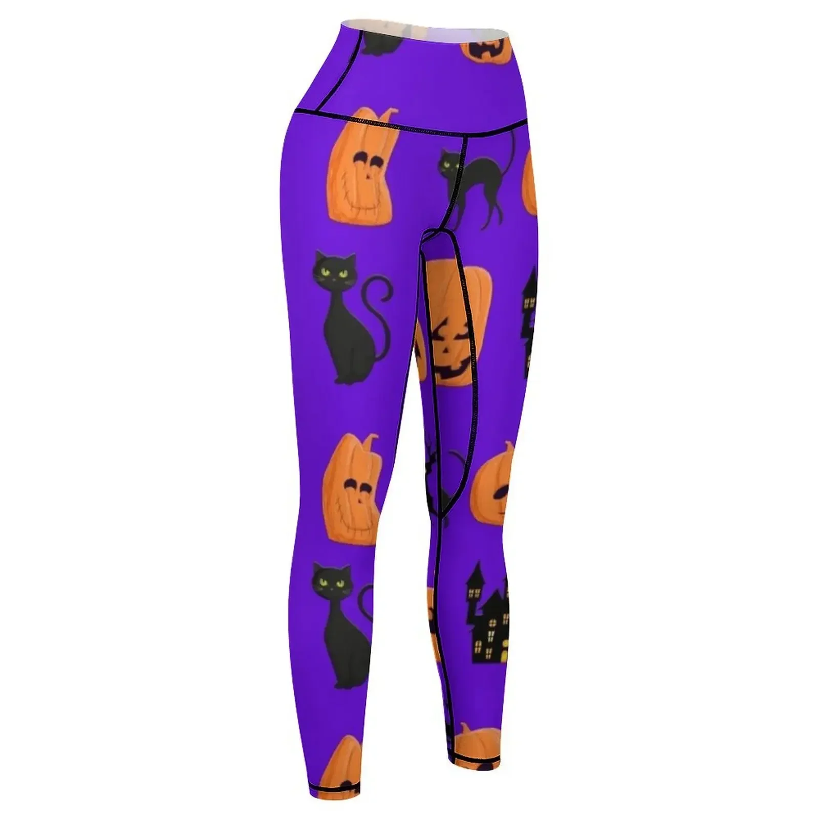 الهالوين الساحرات الجمجمة اليقطين روح الهالوين طماق ركض ل سراويلي حريمي طماق المرأة