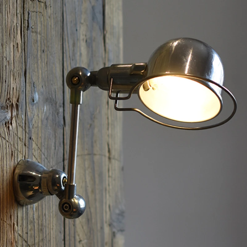 

Hot Selling Nordic Rocker Arm Long Arm Desk Lamp Industrial Style Retro Creative Bedside Bar Personalized Wall Lamp