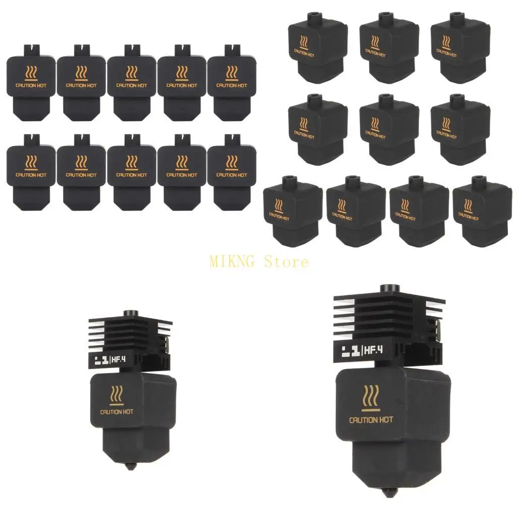 

10шт Силиконовая крышка для H2D Hot Cond Экструир горячий конец силиконовый рукав нагревательные носки для H2D аксессуары лучшая