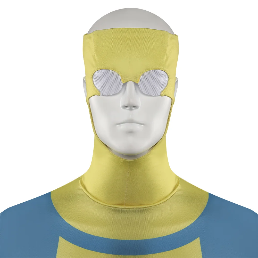 Invincible Mark Grayson Cosplay Fantasia Costume Zentai Jumpsuit for Adult Men Outfits Disguise Halloween Carnival Party Suit image 4