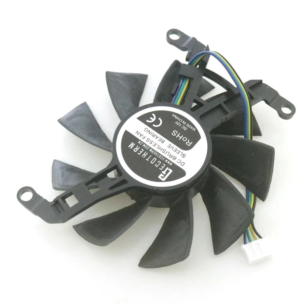 DC BRUSHLESS Fan GFY08010E12SPA 75mm 4Wire 4Pin For ZOTAC RTX3060 3060ti LHR 12GB X-GAMING G OC Graphics Card Cooling Fan