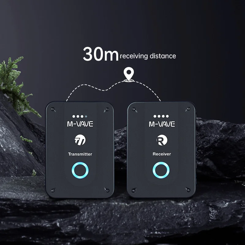 M-vave WP-9 Wireless Earphone Monitor 2.4G Rechargeable Transmitter Receiver Volume Stereo Mono Mute Function Guitar Parts