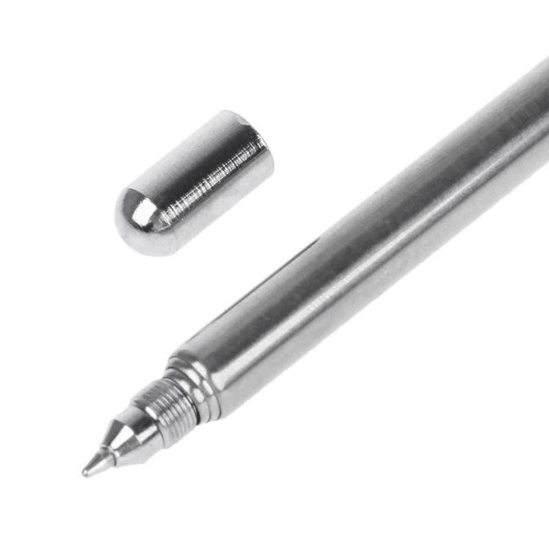 2 in 1 Pointer Telescopic Extendable Steel Ballpoint Pen Teaching Tool