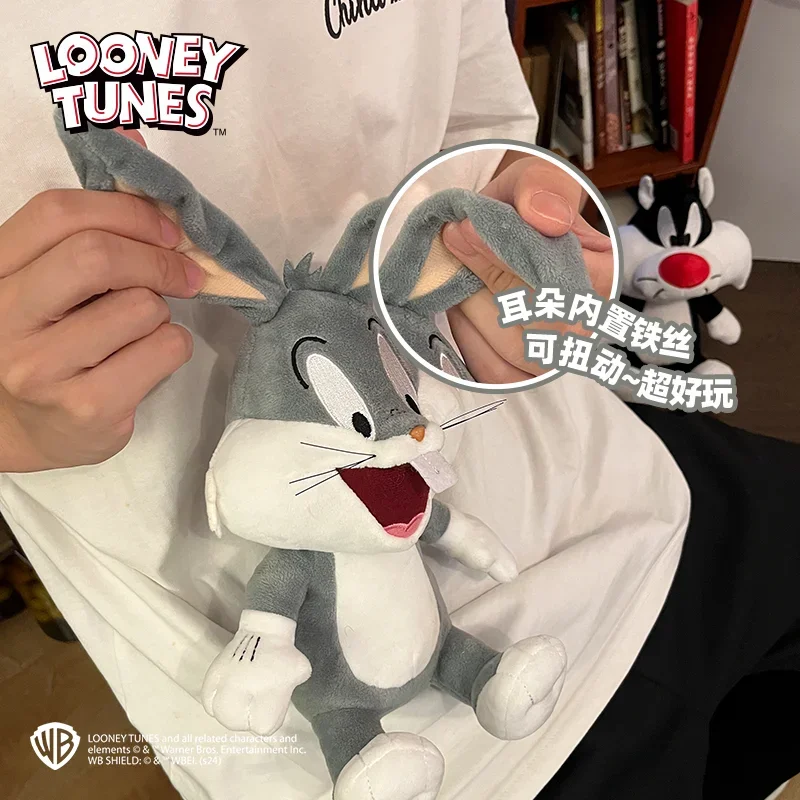 لعبة لوني تونز باغز باني القطيفة - تصميم كلاسيكي جديد 20 سم لعبة محشوة ناعمة لهدايا عيد الميلاد والهالوين للأطفال #6