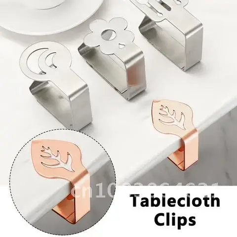 

Tablecloth Clips Useful Windproof Fixed Clamp Table Cloth Holder Picnic Home Kitchen Wedding Promenade Table Desktop Decor