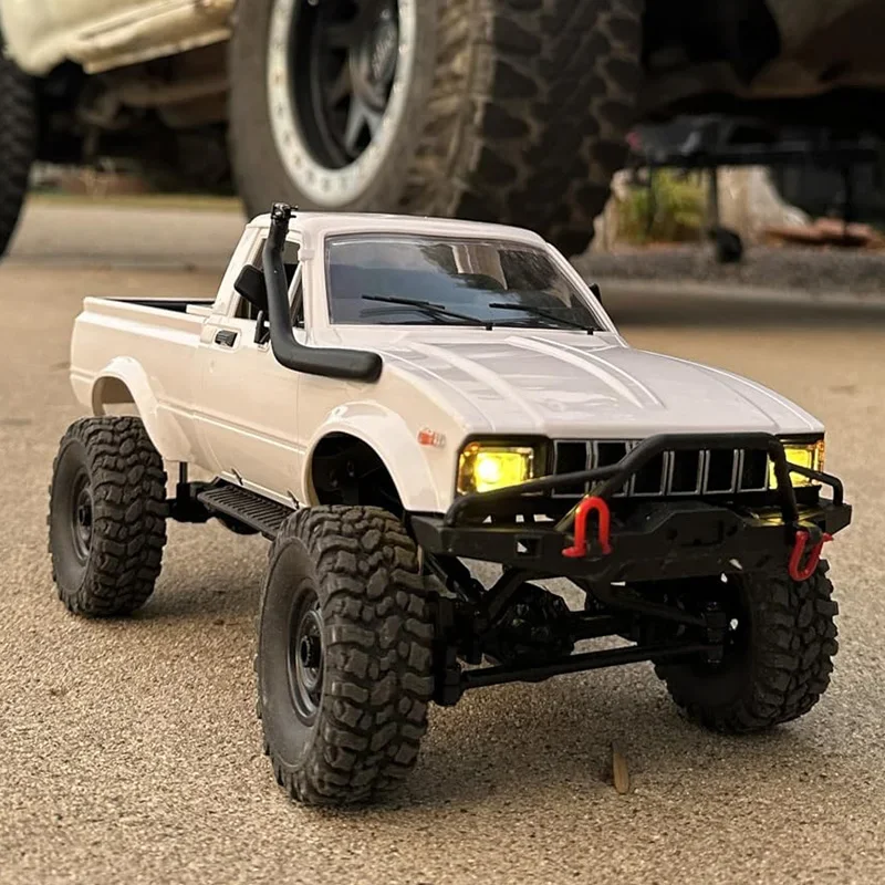 WPL C24-1 RC Rock Crawler RC Truck 4WD 1/16 Remote Control Pickup Crawler Off Road 2.4G Full Scale RC Car Kid Boy Adult Toy Gift