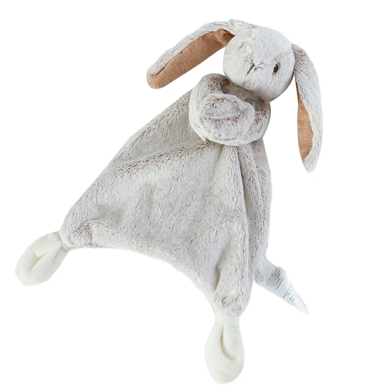 11'' Baby Sleeping for Doll Plush Figure Rabbit for Creative Hand Sewing Soft Puppet for Doll Infant Girlfriend Newborn