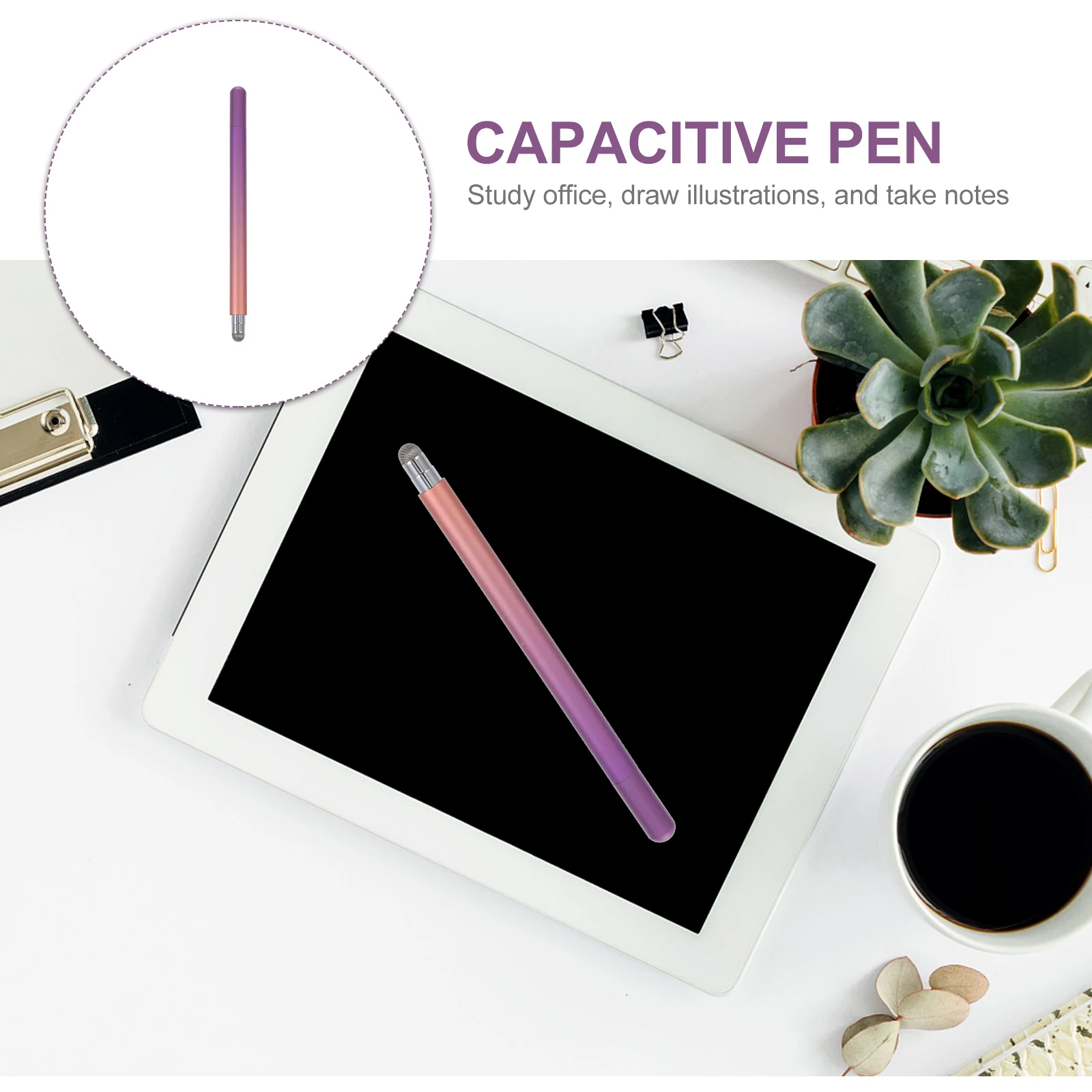 1 قطعة قلم شاشة سعوية مثالي لرسم الملاحظات عالي الدقة وخفيف الوزن ومحمول ومبتكر
