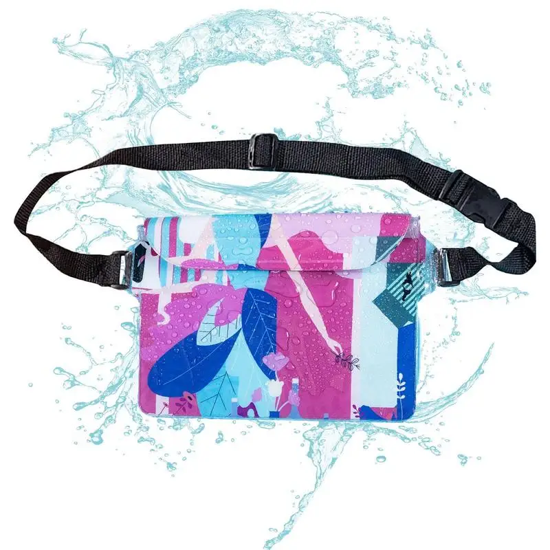 Waterproof Phone Bag Crossbody Pack Bag Phone Dry Bag Underwater Screen Touchable Phone Water Protector Pouch For Kayaking