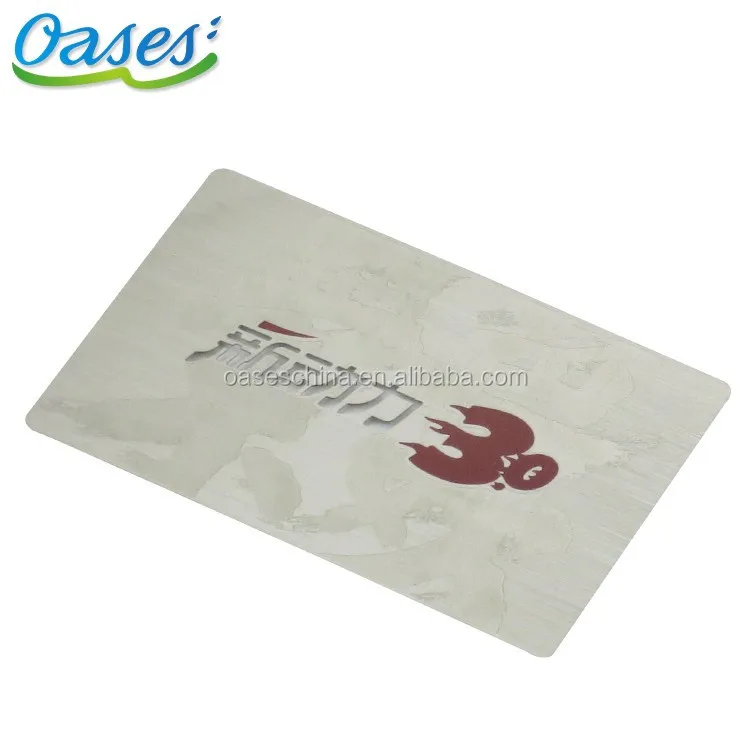 Customized query Factory Wholesale Durable VIP Membership Card Stainless Steel Business Card with Laser Engraved Logo Contact De