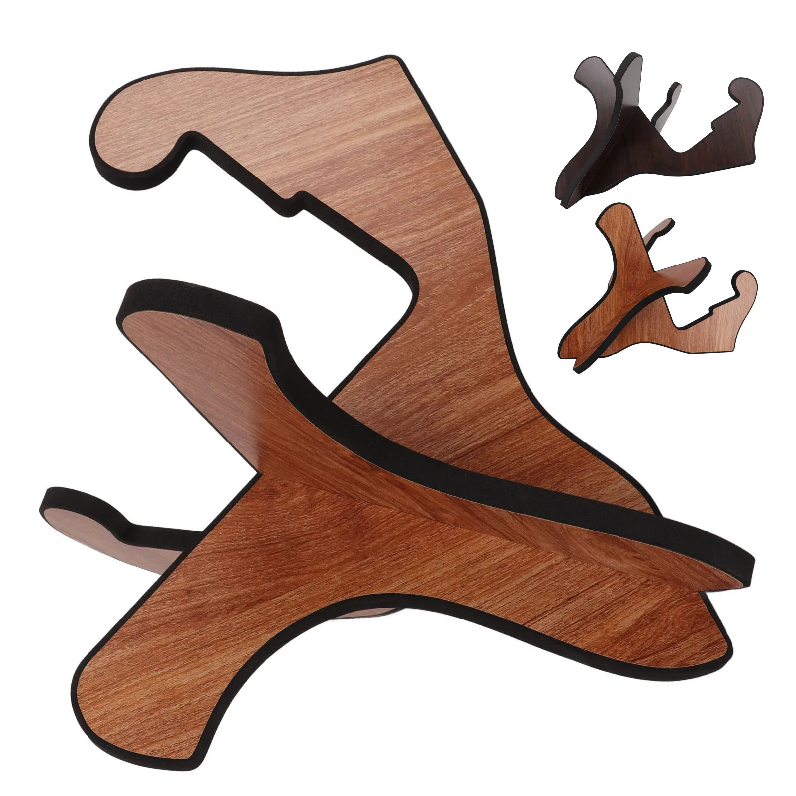 Guitar Stand Wooden Removable Assembly Bracket X Frame Style Portable String Instrument Holder