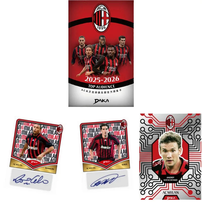 Genuine 2025-26 Season DAKA AC Mediolanium Top Audience Series Official Star Card Box Cards Collection Cards Toys Gifts