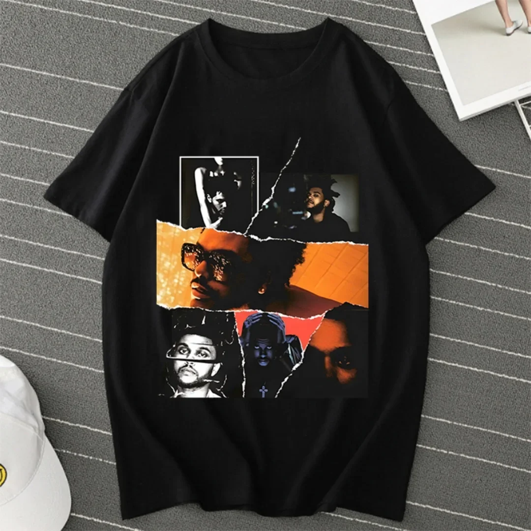 

The Weeknd Men's T-shirts Casual Harajuku Fashion Male Singer Print Tops Tee Summer Female T Shirt Short Sleeve T Shirt for Boy