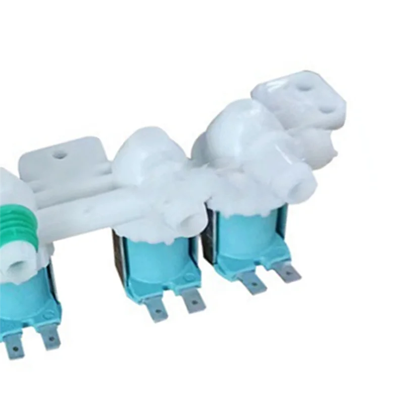 B25B مدخل المياه الكهربائية الملف اللولبي صمام DC97-15459G غسالة صمام مدخل خمسة رئيس صمام الملف اللولبي صمام لمدخل المياه #6