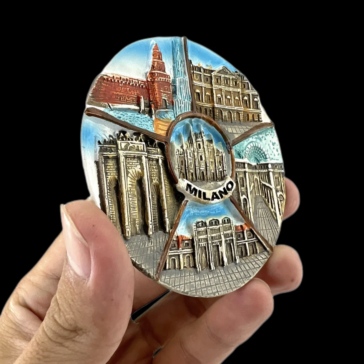 Milan Italy Fridge Magnets Duomo di Milano Travel 3D Memorial Magnetic Refrigerator Stickers Gift Room Decoration Collectio