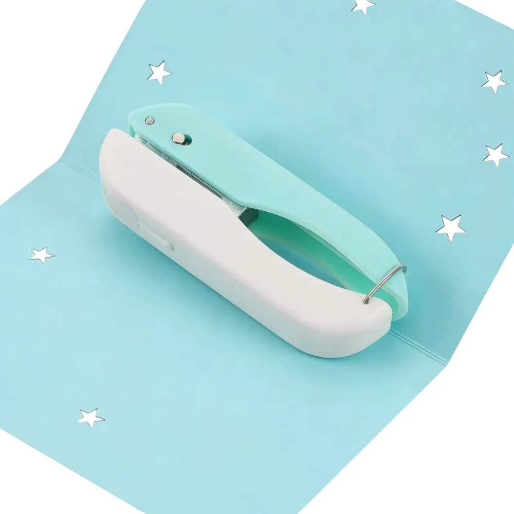 Multi-functional Mini Hand Hole Puncher Plastic DIY Scrapbook Manual Hole Punch Aperture 1.5-6mm Embossing Tool Paper Punch