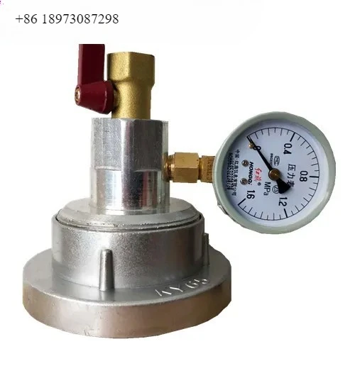 

Indoor pressure tester pressure measuring joint fire hydrant system water testing and detection device