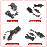 8.4V, 1.5A Charger for Heated Gloves Charger for Rechargeable Batteries Heated Socks Heating Jackets US EUR USB Charger AU UK US