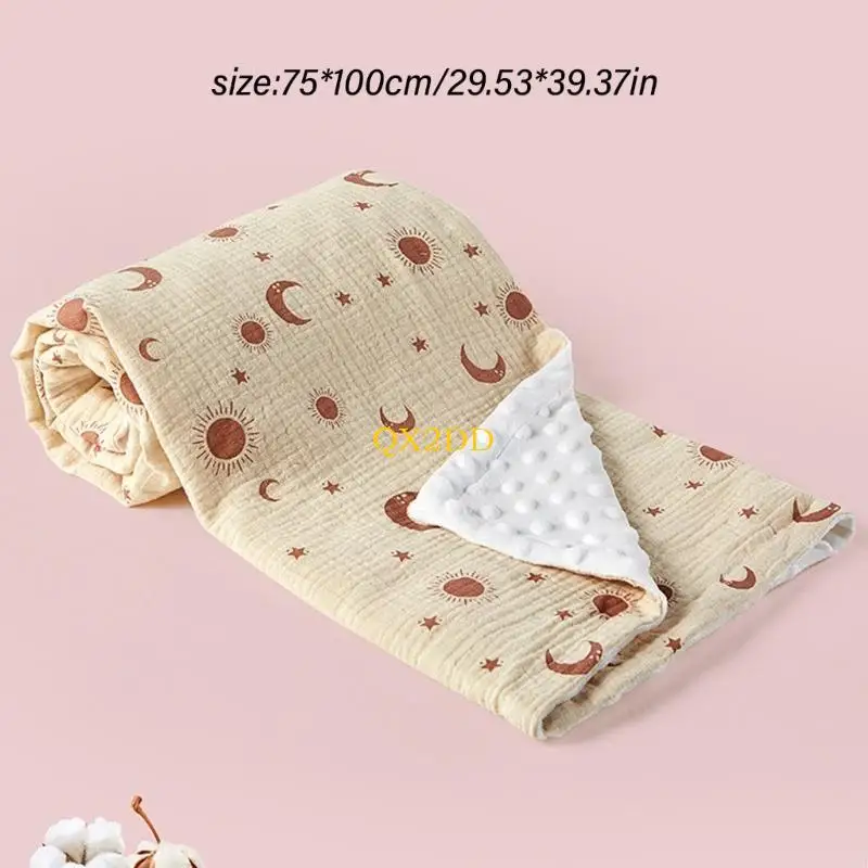 Qx2d swaddles respiráveis manta dupla camada camada macia Receptores recepção