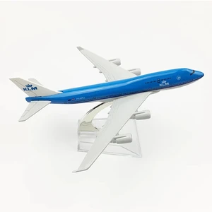 Skala Pesawat Diecast 16CM 1: 400 747 KLM Model Pesawat B747-400 Belanda dengan Dudukan Pesawat Tampilan Hadiah Koleksi Air P 8 penjualan terbaik klm - №