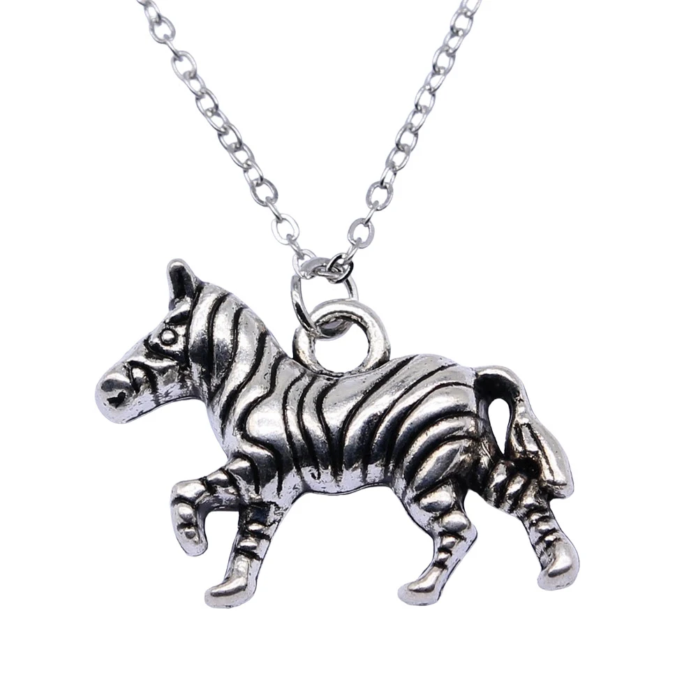 Animal Pendant Necklace Antique Silver Color Plated Sloth Monkey Leopard Squirrel Rooster Frog