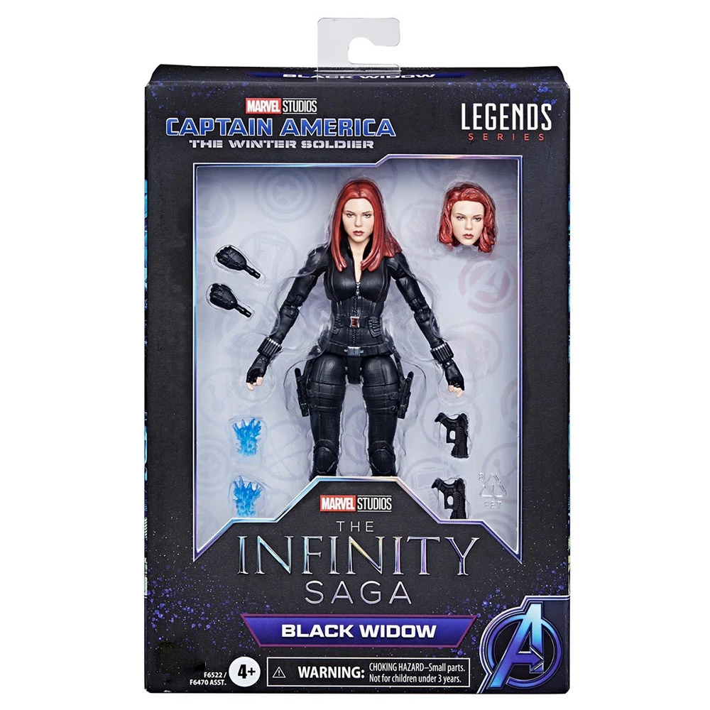 سلسلة Marvel Legends Black Widow: The Winter Soldier القابلة للجمع مقاس 6 بوصات، مجموعة جراج رقمية للدمية