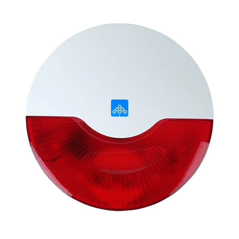 MD-318 110dB Loud Sound Wired Siren with Strobe Light, Outdoor Indoor Alarm Warning Horn with Red Flash, Intrusion Burglar Alarm