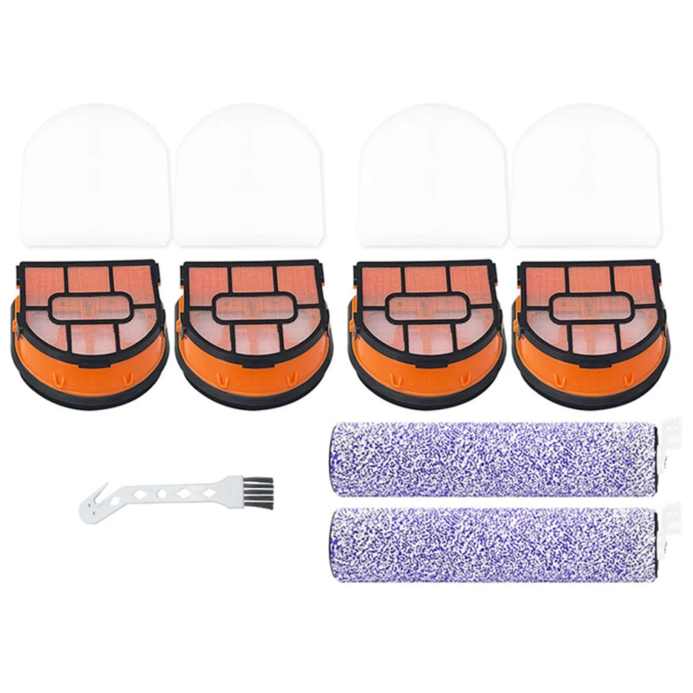 Fjk-交換用ブラシロールとフィルター、ローラーフィルター、真空部品、shark hydrovac aw201、wd201wd100、wd101、wd200に適合