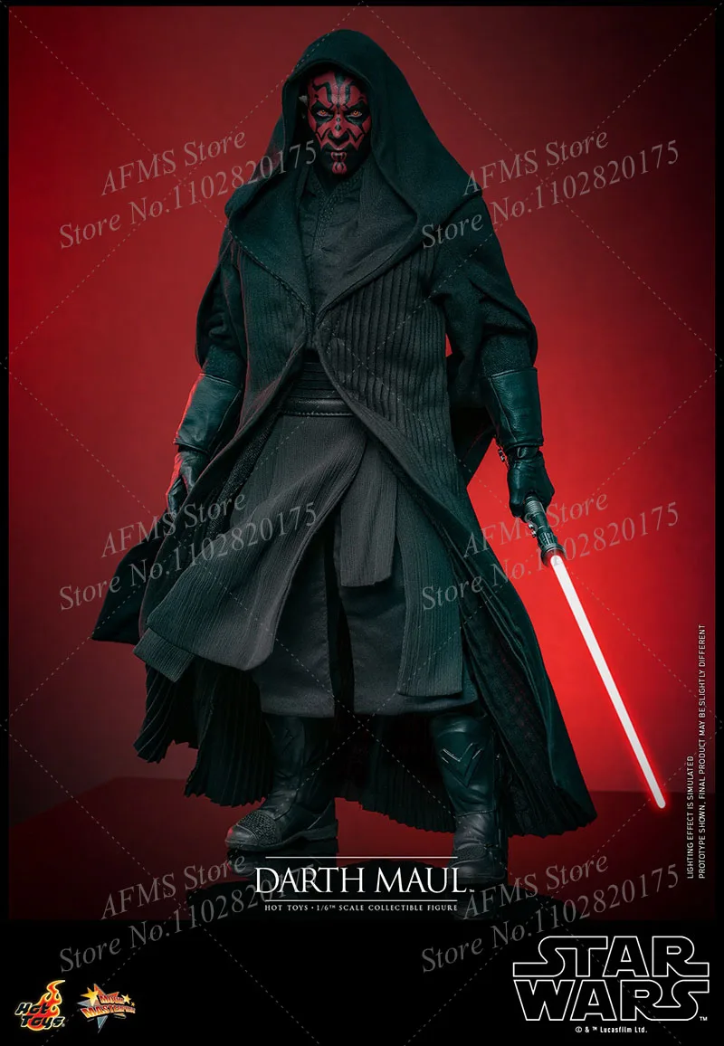 HOTTOYS MMS 748 1/6 Figura Colecionável Star Wars Darth Maul Combat Warrior Conjunto Completo 12 Polegada Figura de Ação homens Corpo de Soldado
