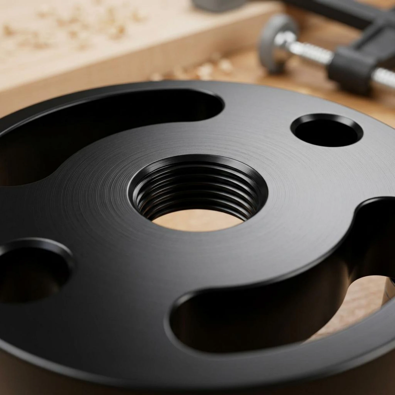 Single-Hole Drilling Positioner Aluminum Alloy Punch Positioner Template Workshop Guide Limit Collar Hardware Tool Metal Body