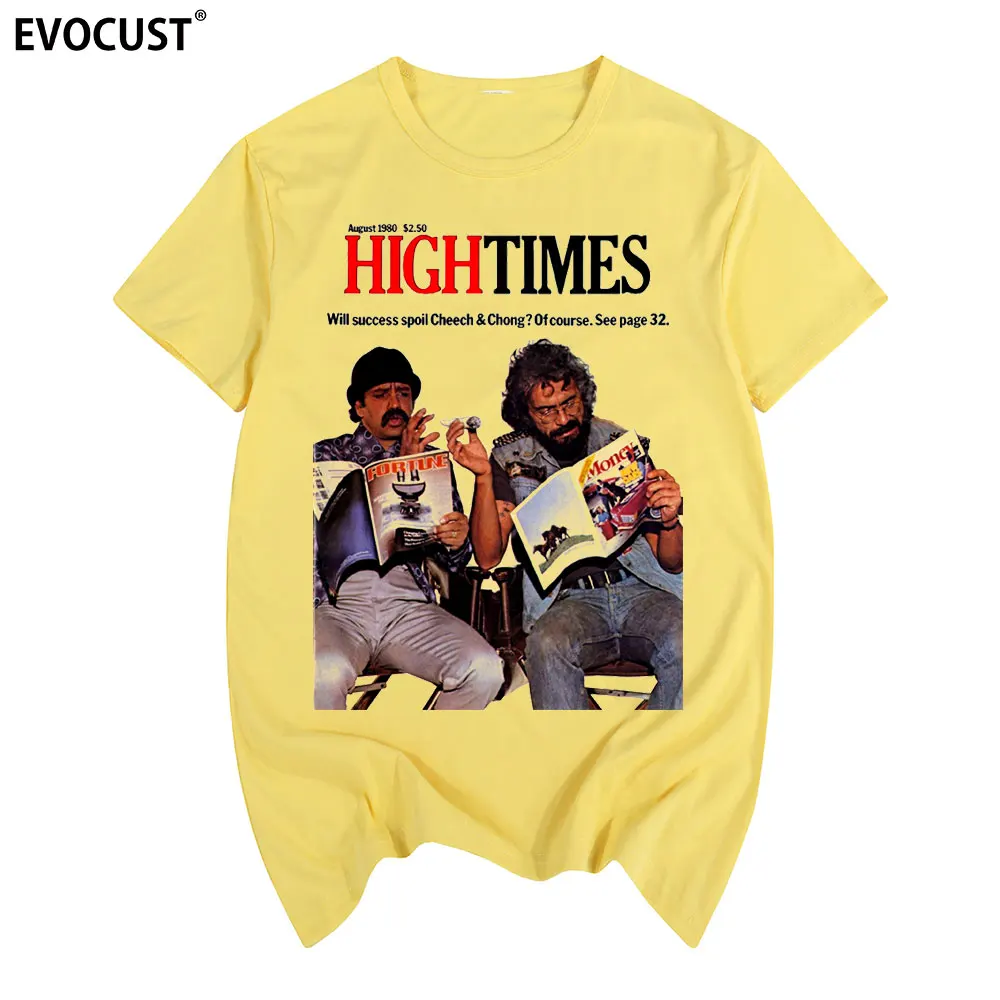 T-shirt HIGH TIMES T-shirt da uomo in cotone Nuova TEE TSHIRT Moda unisex da donna