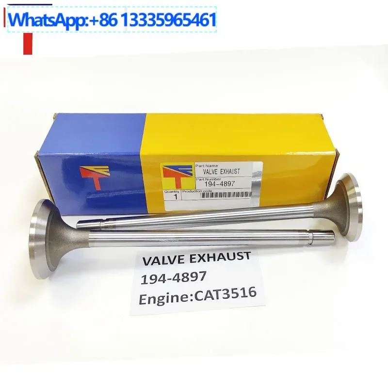 

Exhaust valve 194-4897 for construction machinery 3516 engine parts