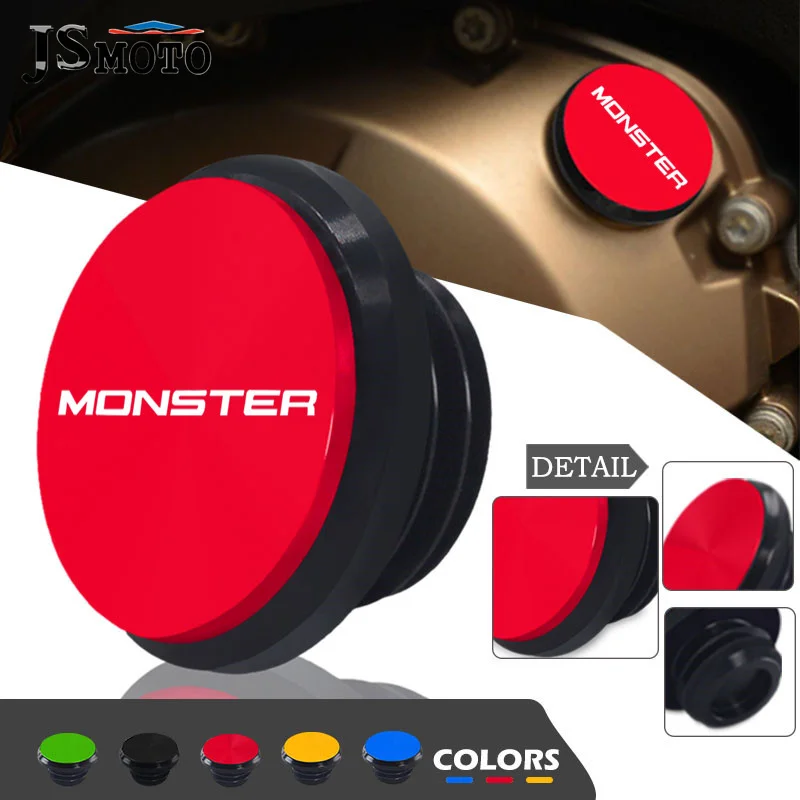 monster Motorcycle M20*2.5 Engine Magnetic Oil Filter Cup Plug Cover Cap For Monster 821 696 796 797 MONSTER 1200 1200S 1100 EVO