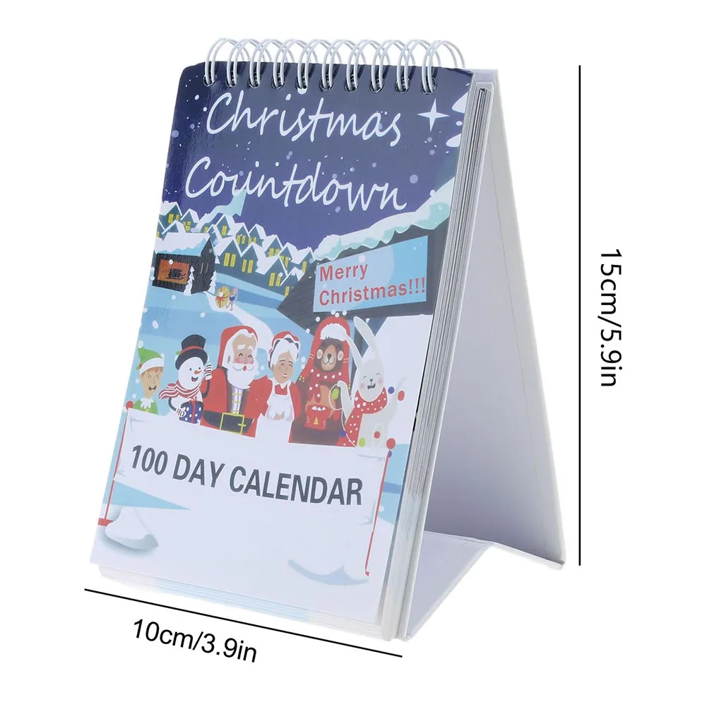 100 Day Christmas Countdown Calendar 2025 Christmas Countdown Calendar for 100 Days Interactive Wall Home Decor