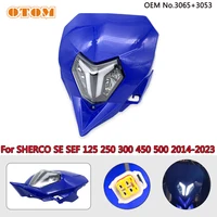 OTOM Para SHERCO, Conjunto de Faro LED SE SEF 125 250 300 450 500 2014-2023, Faro Delantero 3065+3053, Accesorios para Motocicleta