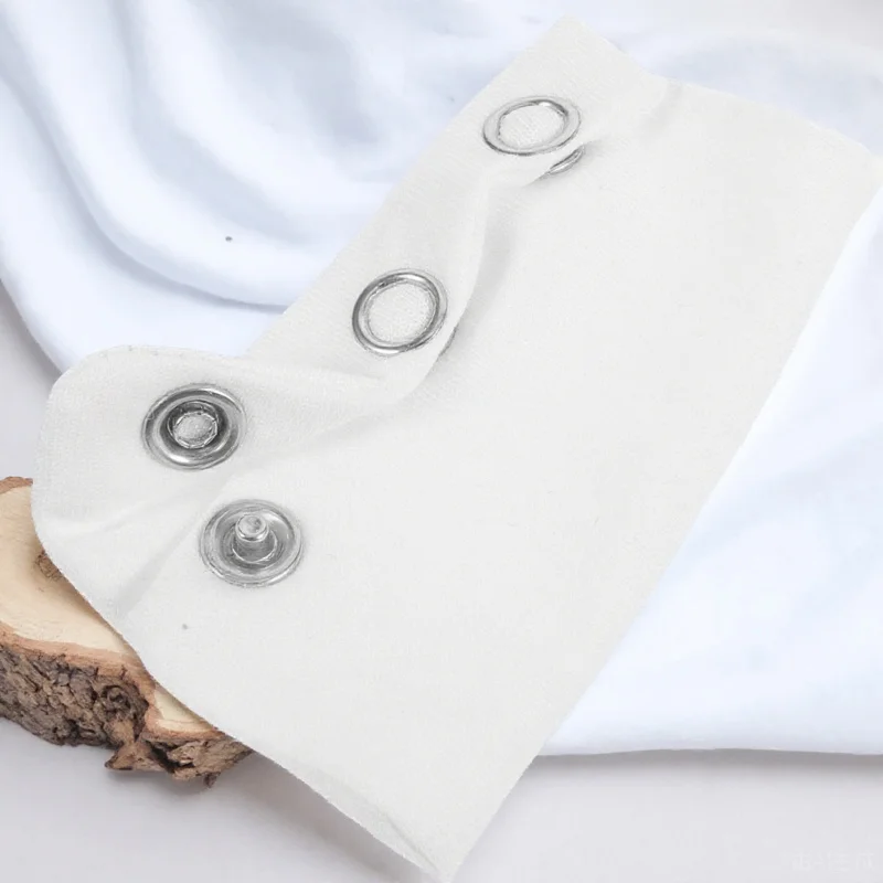 

Bodysuit Extender Cotton Double Layer Snap Design For Jumpsuits Extension Piece Machine Washable Soft Warmth