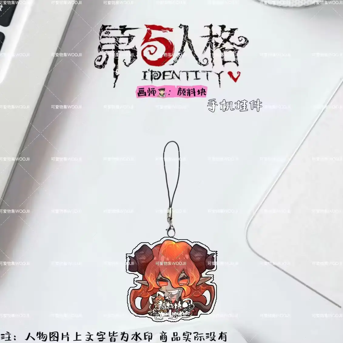 7 قطعة أنيمي مضحك لطيف الهوية الخامس أنطونيو الهاتف المحمول الحبل سلسلة جراب هاتف قلادة الاكريليك سلاسل المفاتيح هدايا عيد الميلاد