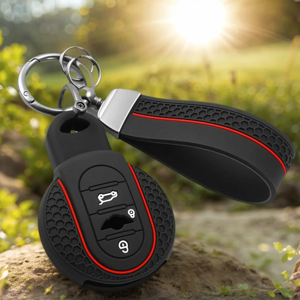 غطاء حماية لمفتاح السيارة من السيليكون لسيارات BMW Mini COOPERS ONE JCW F56 F55 F54 F57 F60 R55 R56 R57 R58 R59 R60 S Roadster