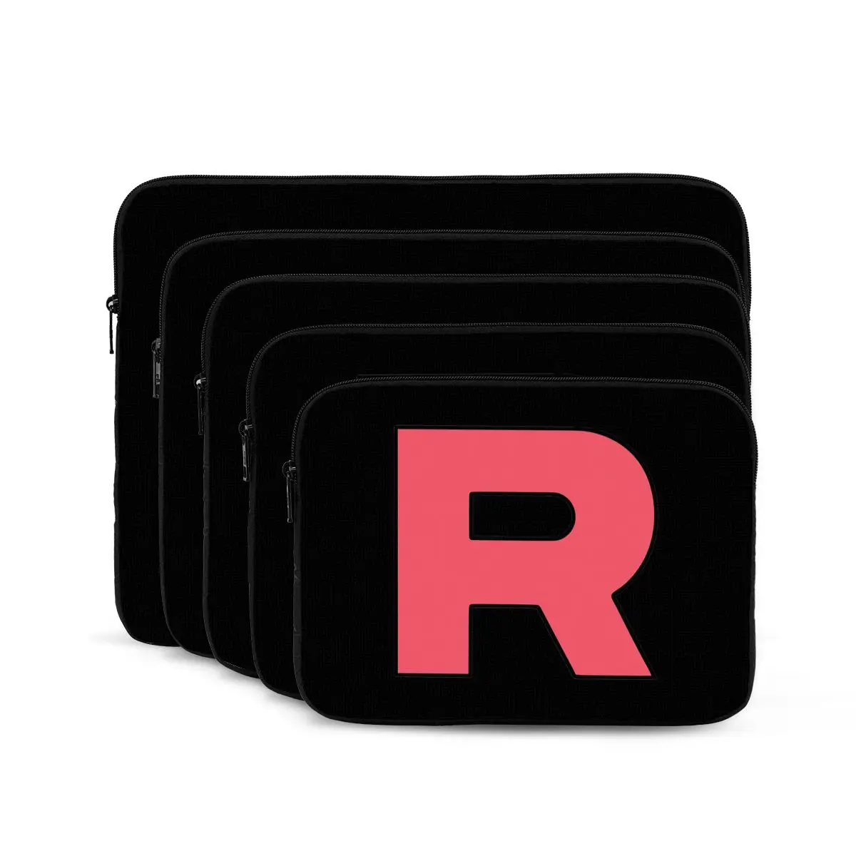 Letter R Team Rocket Logo Notebook Laptop Bag Case Pouch For Macbook Air Pro Tablet Shockproof Case Bag
