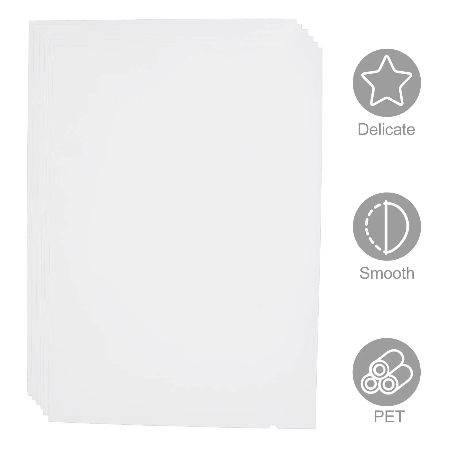 4pcs A4 Glossy Photo Paper Double-Sided High Definition Printer Sheets For Business Card Printing Spray Ink Paper Office