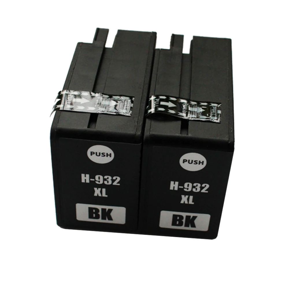 2 Compatible Ink Cartridge for HP932 HP 932 XL CN053AN for HP Officejet Pro 6100 6600 6700 7110 7610 7612 Printer Show Ink Level