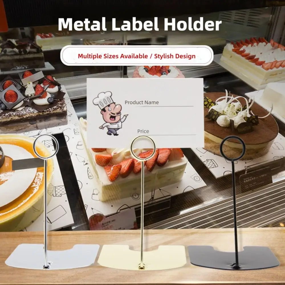 Multifunctional Metal Material Metal Pop Clip Display Stand Multi-Purpose Price Tag Holder Sign Holder Photo Clamp Restaurant