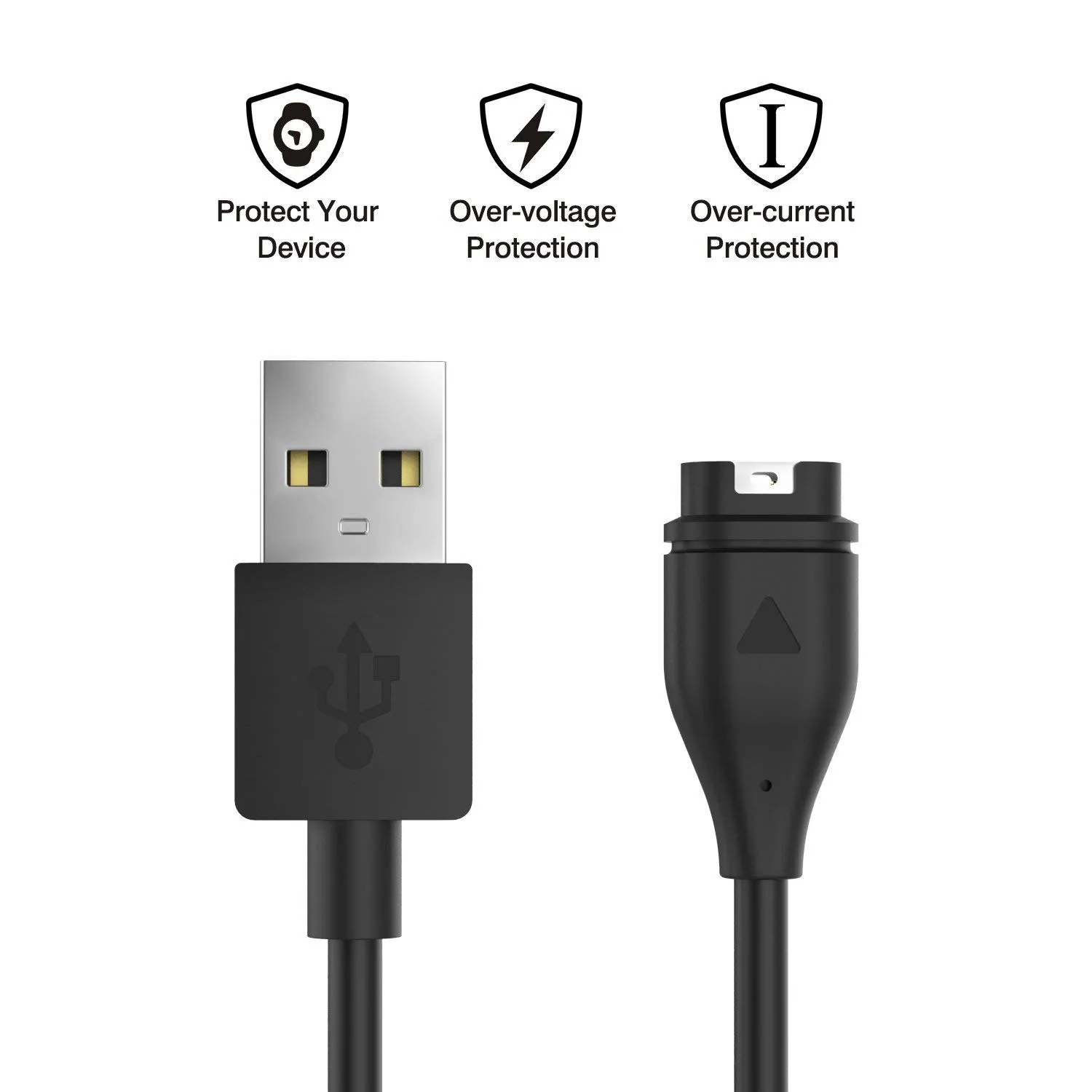 Replacement USB Data Sync Charging Cable Wire for Garmin Fenix 5/5S/5X/Forerunner 935/Quatix 5/Quatix 5 Sapphire/Vivoactive 3