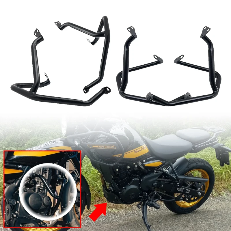 

Fit For Himalayan 452 Himalayan450 2024 2025 Motorcycle Accessories Engine Guard Highway Crash Bar Frame Bumper Anti-Crash Bar
