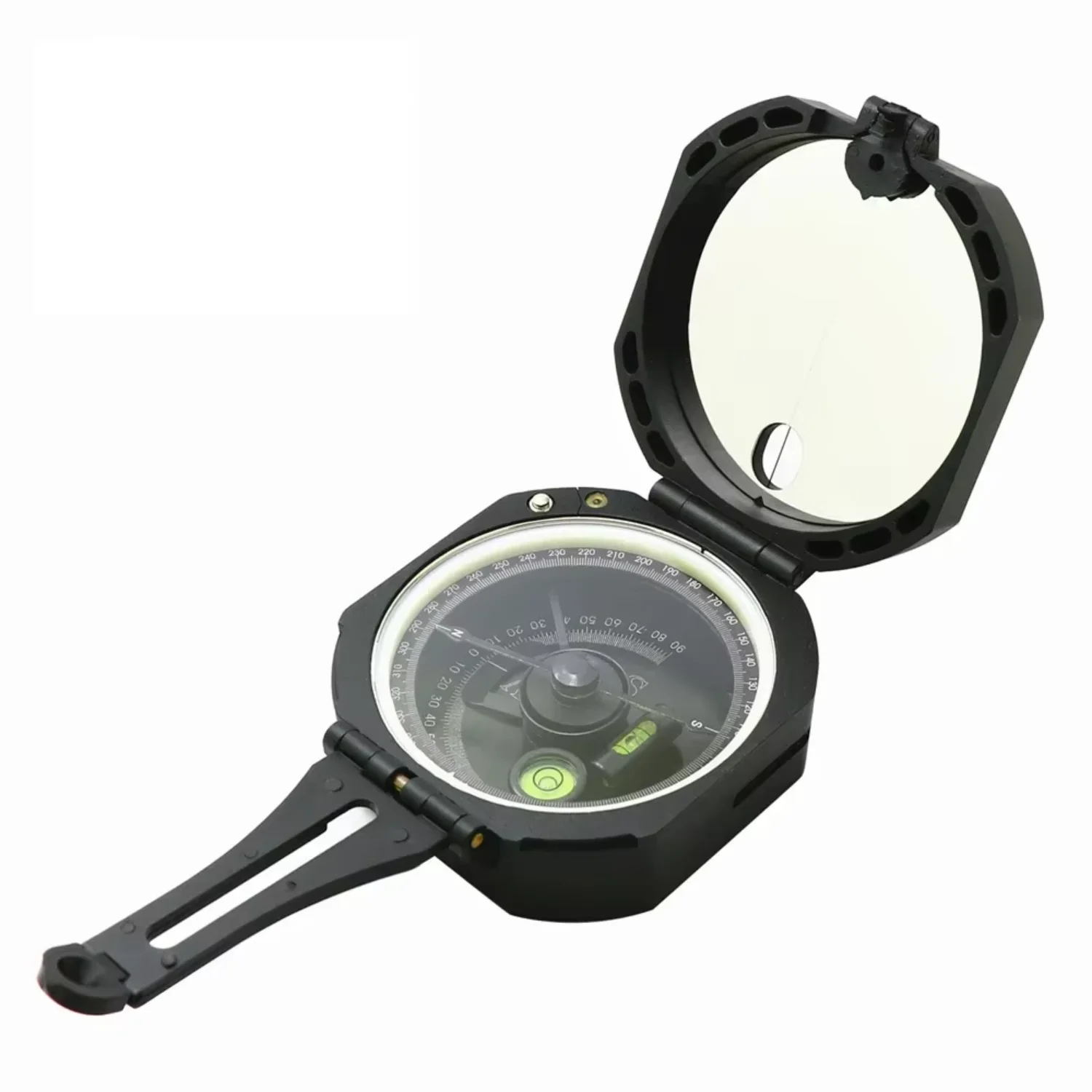 Professional Pocket Transit Compass Lightweight Waterproof Outdoor Survival Geological Compass Navigator in Forest