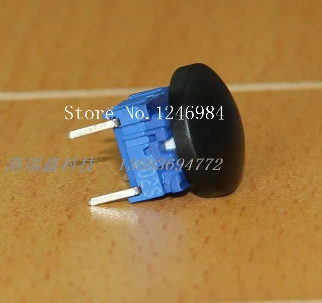 [SA]Denmark MEC micro switch reset switch button switch 3FTL6 + 1ZC09 black--50pcs/lot