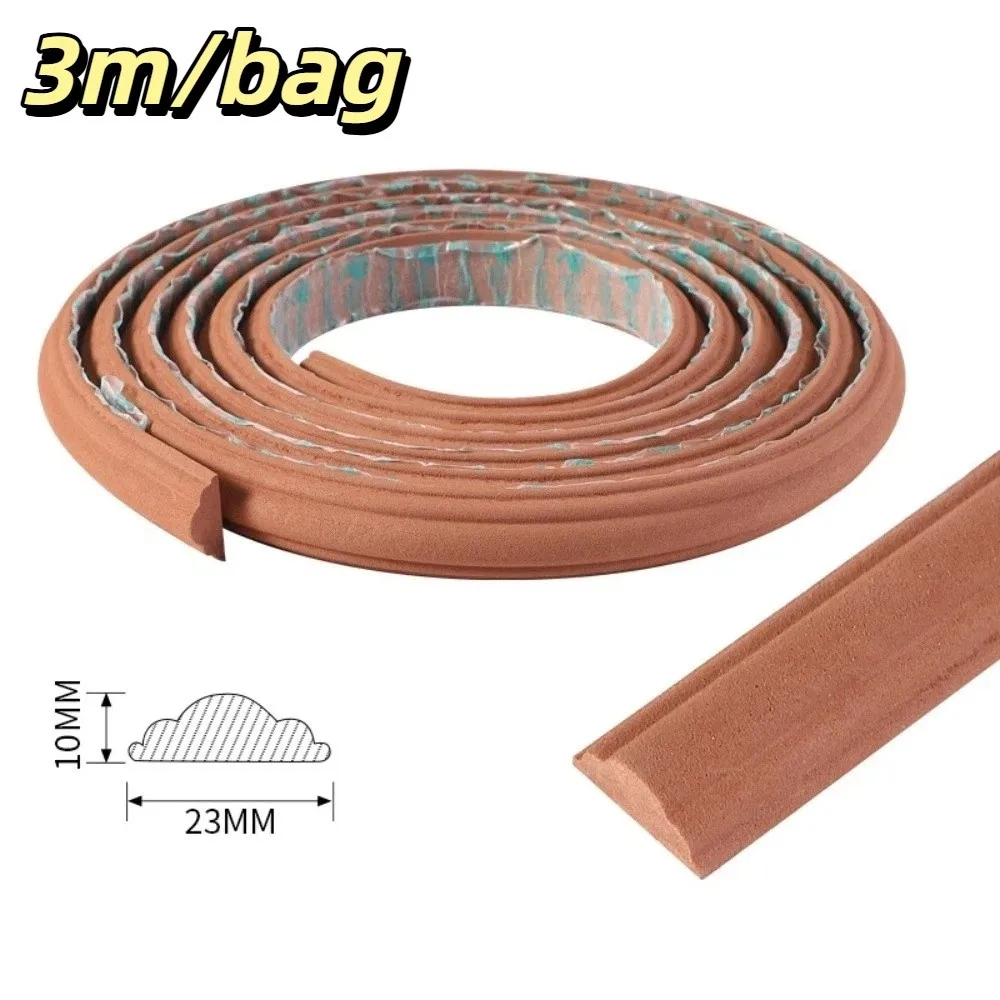 

3m/bag EVA Material Self-Adhesive Wall Trim Paintable Surface Flexible Bendable Design Decorative Strip Classic French Style