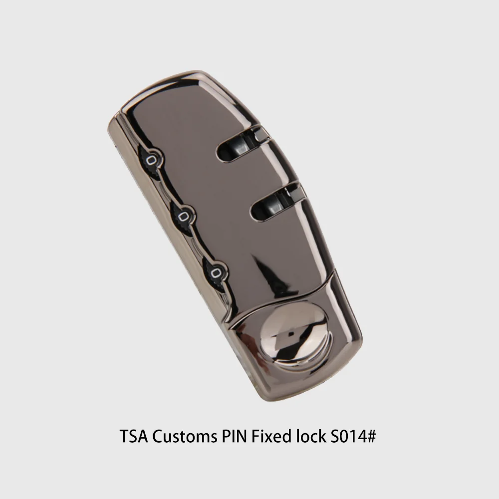 Fixed combination lock, advanced color fixed lock, fashion luggage fixed lock quality assurance safe and strong