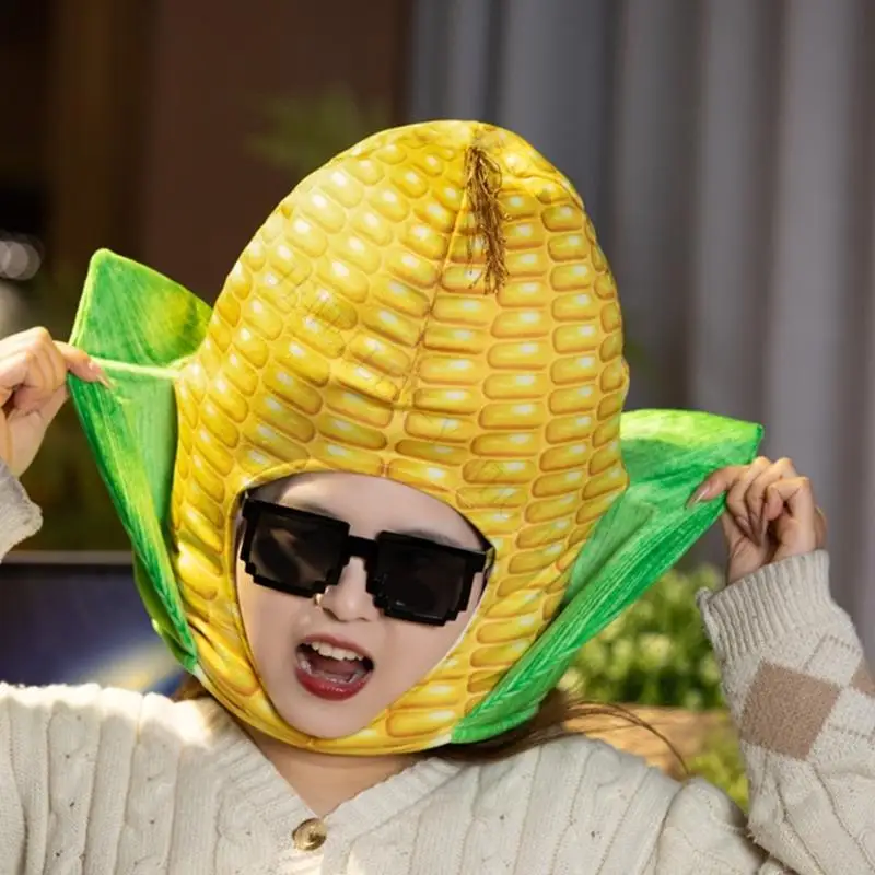 R7UF Corn Costume Hat Breathable For Children Theme Parties Photography Accessory