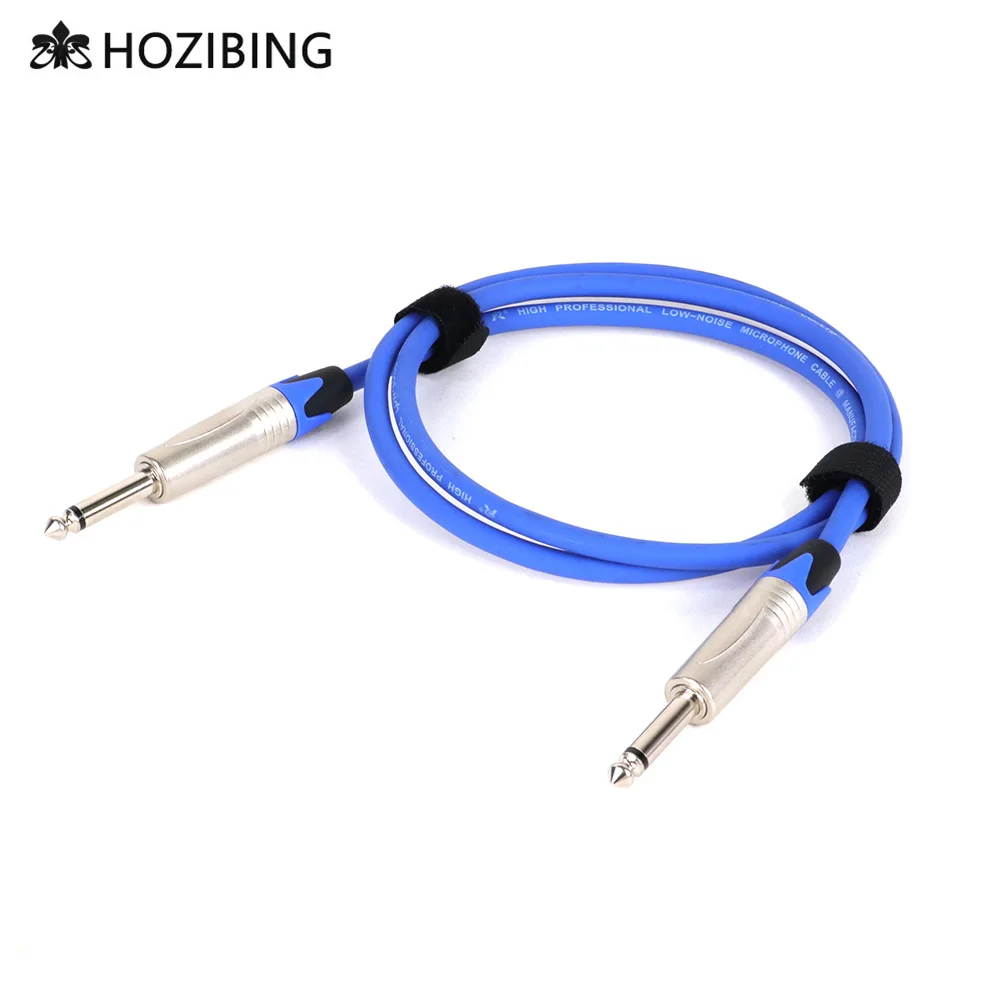 

1/4 inch Mono Plug to 6.35mm Male Jack Instrument Professional Audio Extension Cable for Guitar,Mixer,AMP,Speaker